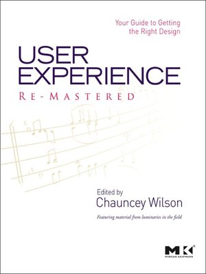 cover image of User Experience Re-Mastered